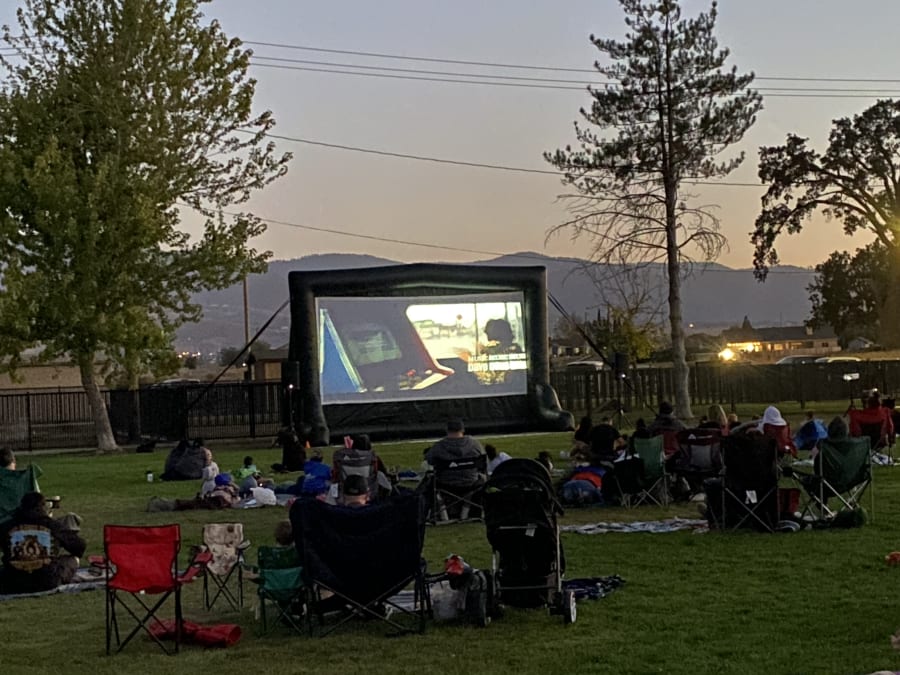 outdoor movie night rental